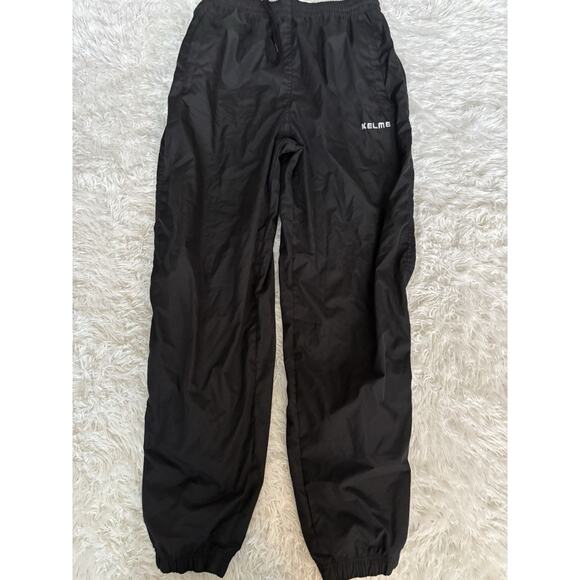 Kelme men's sz. L black activewear "parachute" style pants. Great pair, comf - Picture 1 of 10